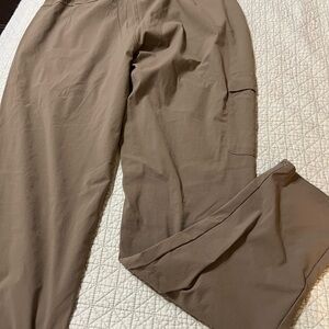 Tan Joggers with Smooth Finish and Versatile Style